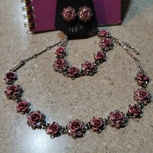 Elegant Rose Jewelry Set
